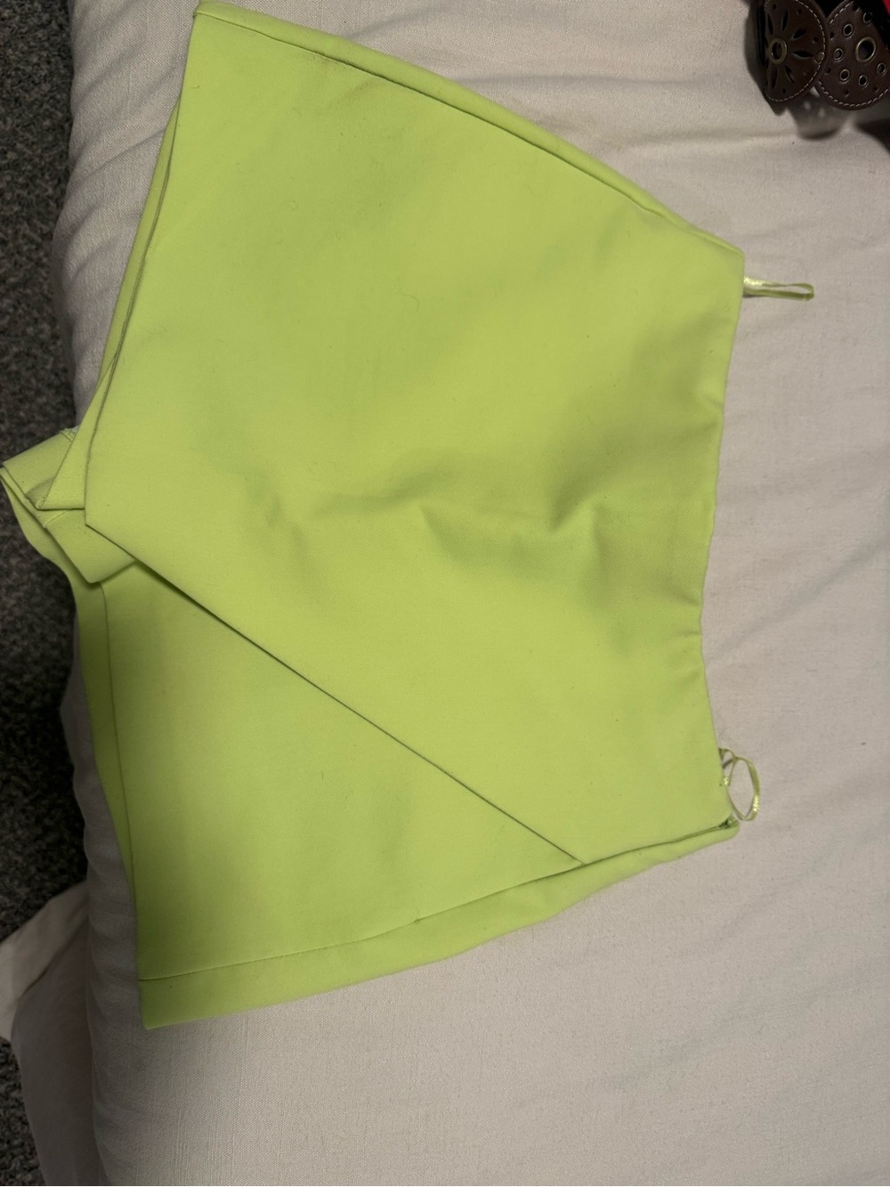 Zara Lime Women’s Wrap Skort Shorts